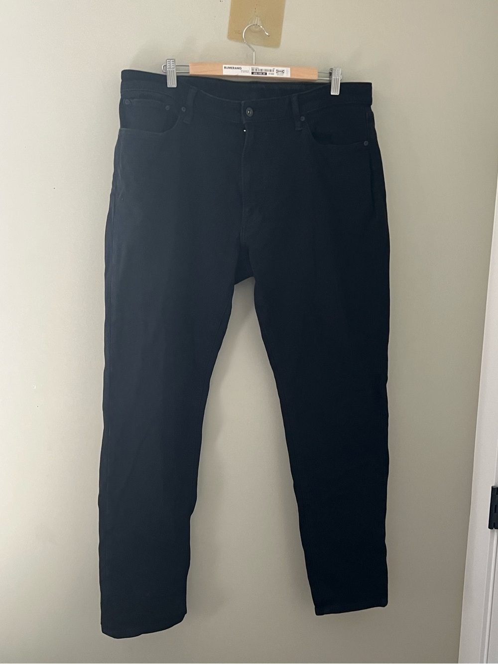 Uniqlo Black Stretch Slim Fit Jeans XL Waist 36-39